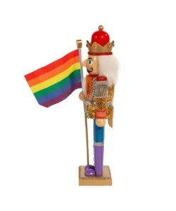 Kurt Adler 12" Gay Pride Nutcracker -Xmas Decor House Store f2088 04 41379.1628178709