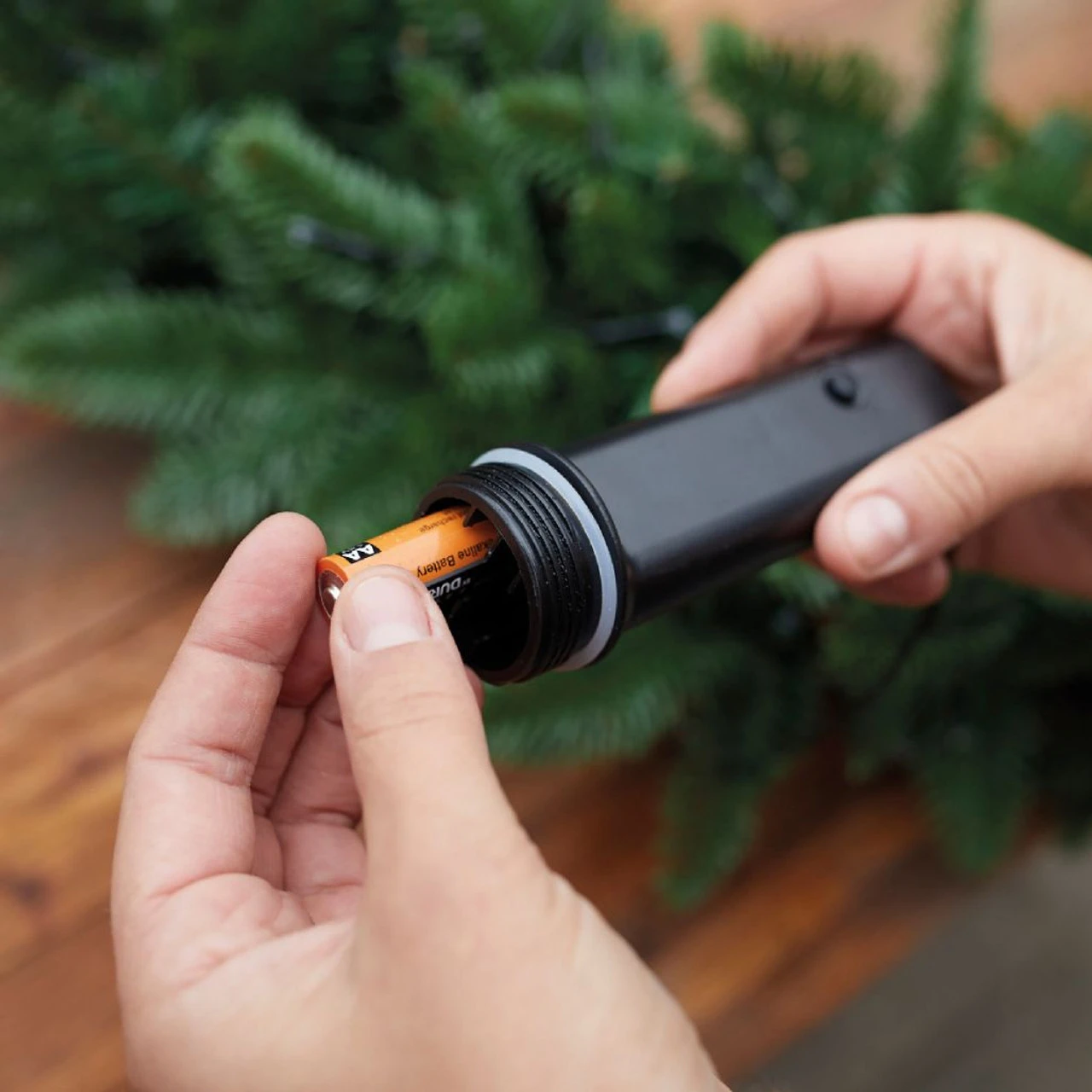 Lumineo 96 LED Battery Operated Multi Color Twinkle Lights Black Wire 4 Lumineo 96 LED Battery Operated Multi Color Twinkle Lights Black Wire - Image 4