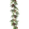 48" Pine Garland With Cones