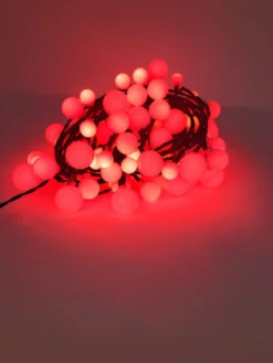 Lumineo 120 LED Color Changing Cherry Lights Black Wire 10 Lumineo 120 LED Color Changing Cherry Lights Black Wire -Xmas Decor House Store red 15012.1604691969