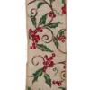 Kurt Adler Holly Print Ribbon
