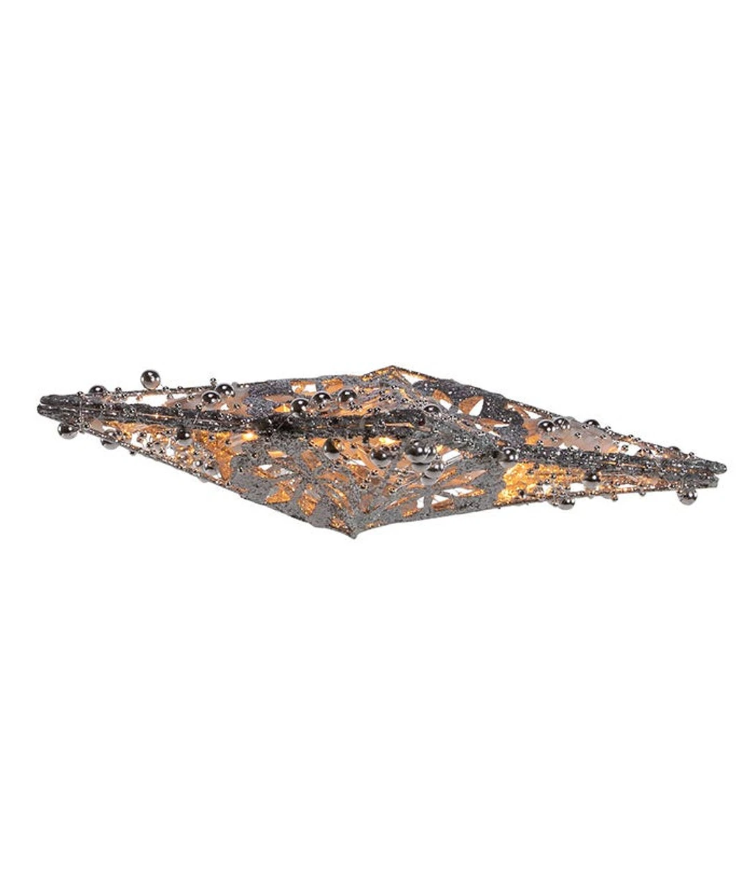 Kurt Adler UL 20-Light Silver Star Treetop 6 Kurt Adler UL 20-Light Silver Star Treetop - Image 6