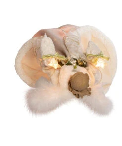 Kurt Adler Ivory And Grey Lighted Angel Treetop -Xmas Decor House Store ul2227 05 93775.1622377722