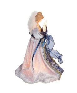Kurt Adler Blue With Gold Trim Angel Treetop -Xmas Decor House Store ul2228 02 95761.1622378829