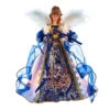 Kurt Adler Blue With Gold Trim Angel Treetop