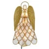 Kurt Adler UL 10-Light Capiz Angel Lighted Treetop