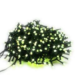 Lumineo 500 LED Compact Color Changing Lights Green Wire -Xmas Decor House Store yellow 59409.1604022254